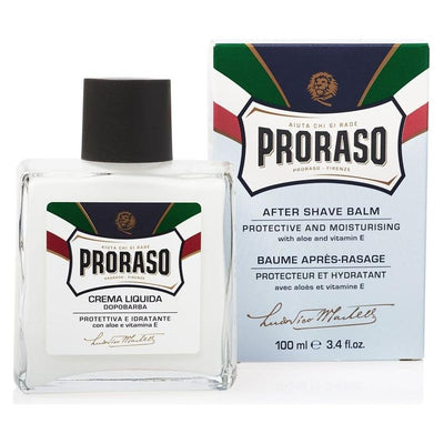 Proraso Protective and Moisturizing Aftershave Balm with Aloe and Vitamin E - 3.4 Oz