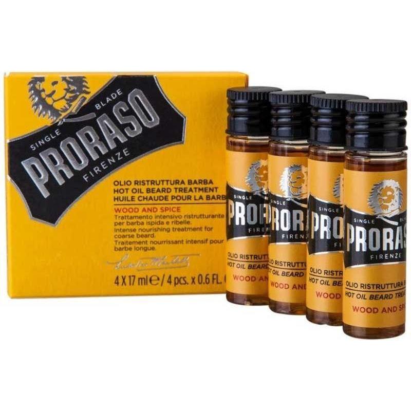 Proraso Beard Hot Oil Treatment - 4 x 0.6 Oz