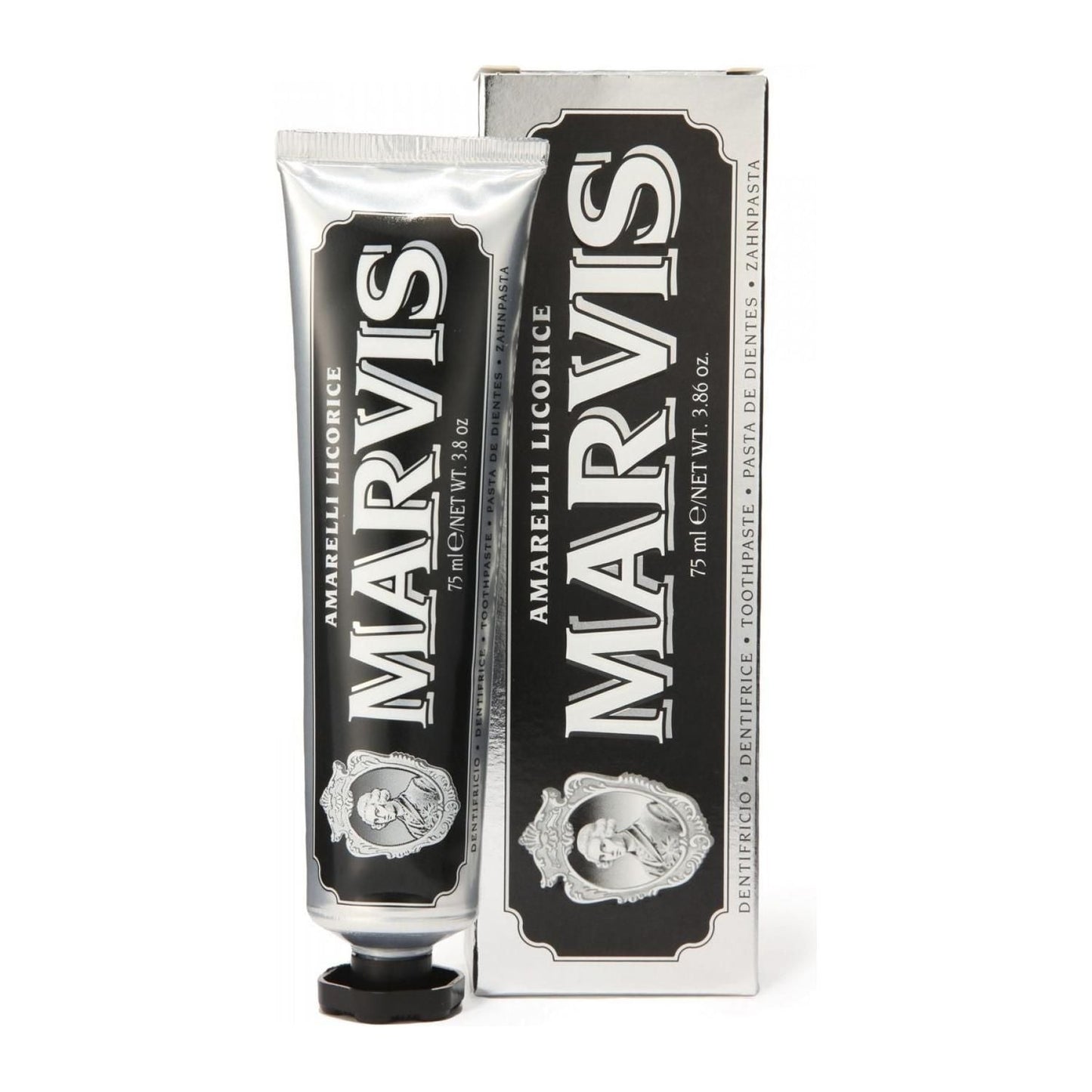 Pasta de dientes Marvis Amarelli Licorice Mint 3.8 Oz