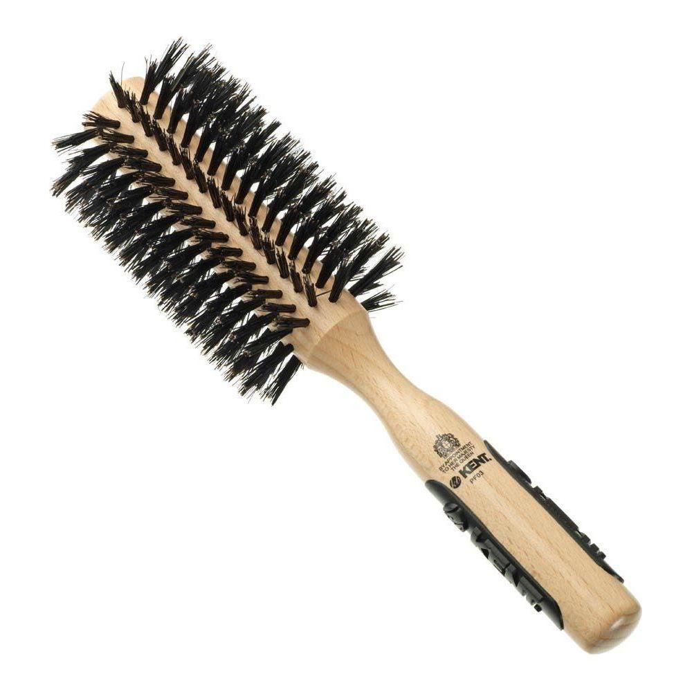 Kent NS03 / PF03 Natural Shine Boar Bristle Radial Hair Brush
