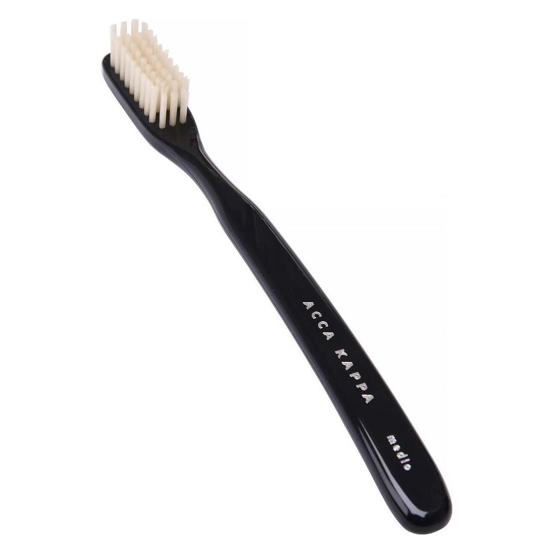 Brosse à dents en nylon doux Morbido Acca Kappa - Noir