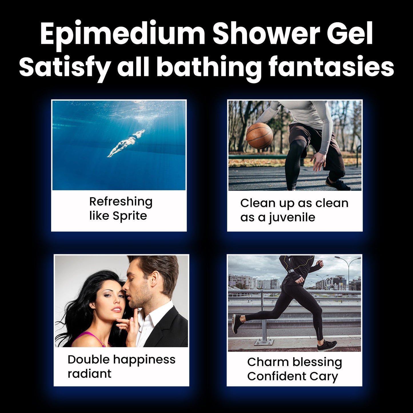 Gel Douche Epimedium - Gel Douche Rafraîchissant pour un Usage Quotidien