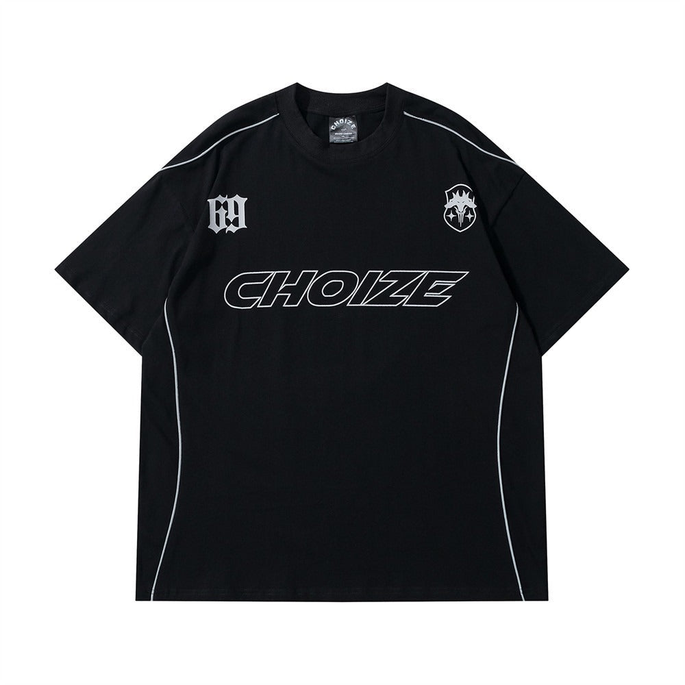 T-shirt à lettres imprimées pour homme - Coupe décontractée