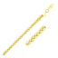 14k Yellow Gold Lightweight Wheat Bracelet - 3.3mm