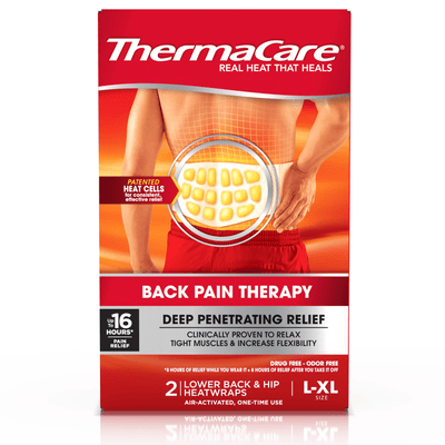 ThermaCare Heatwraps for Lower Back & Hip - L/XL Size