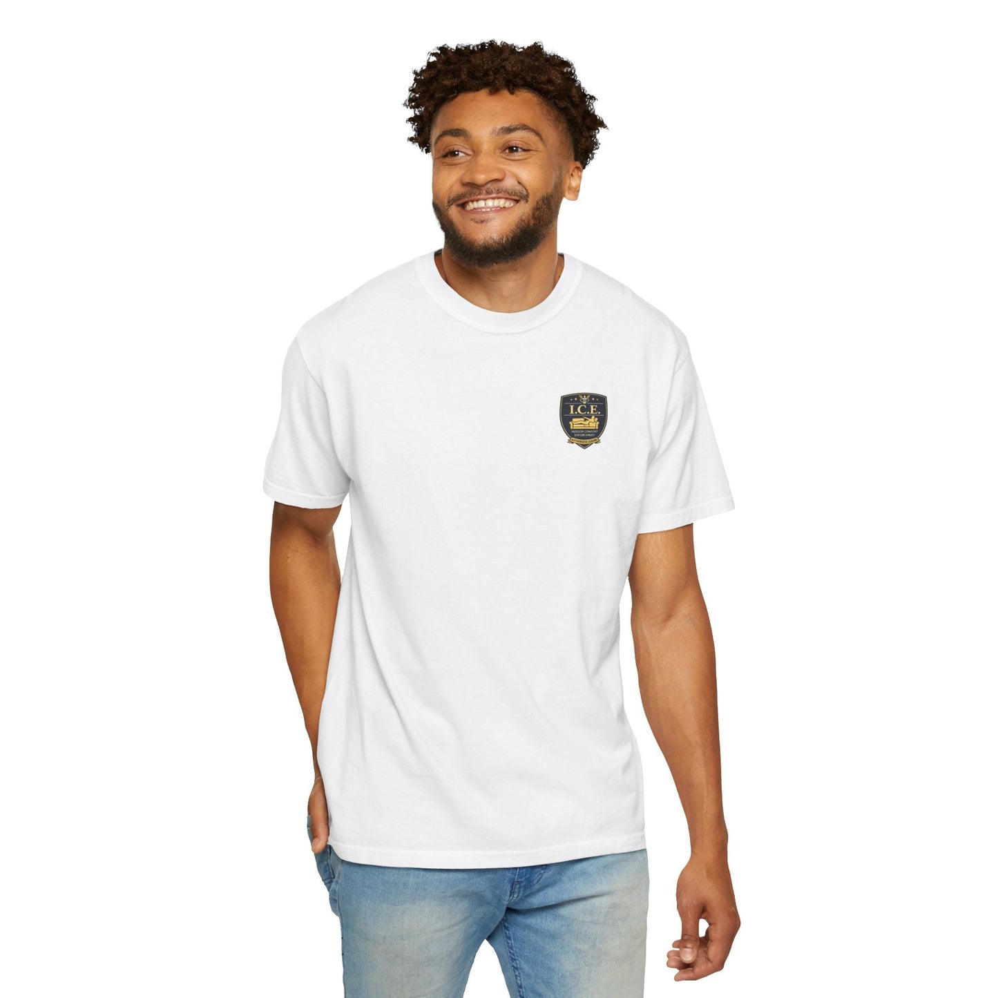 I.C.E. Badge T-Shirt | Institute of Cozy Excellence Tee