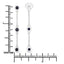 Pendientes de plata esterlina con zafiro azul genuino de 0.66 quilates
