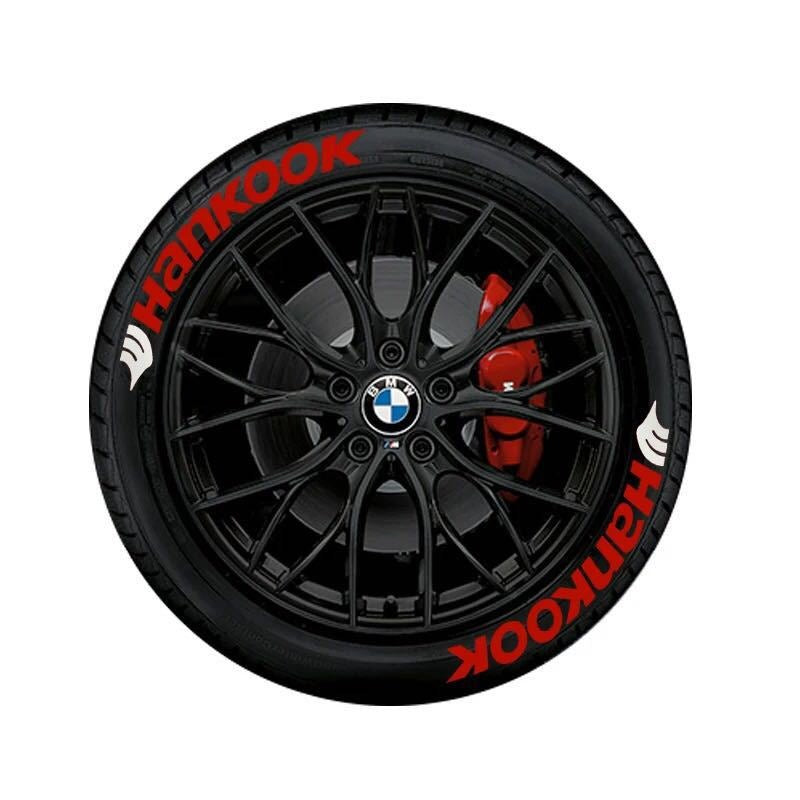 【 Font Set 】 Car Tire Stickers Tire Letter Stickers English Letter 3D Stereoscopic Stickers - Korvel