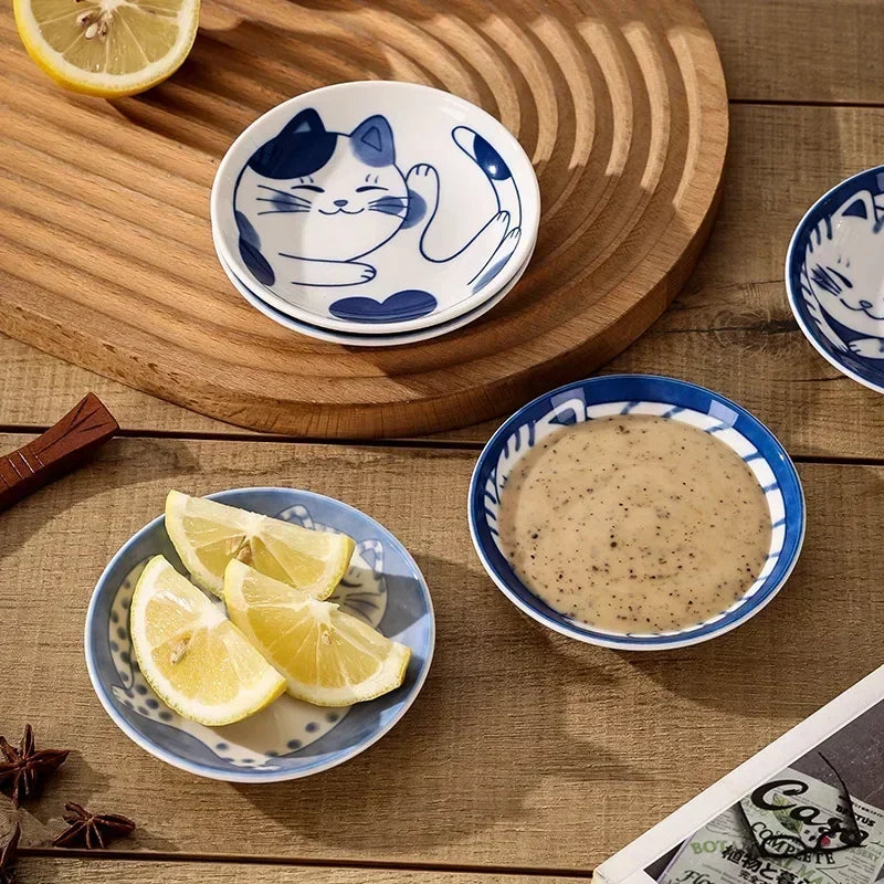 Charming Cartoon Ceramic Dipping Dish for All Ages