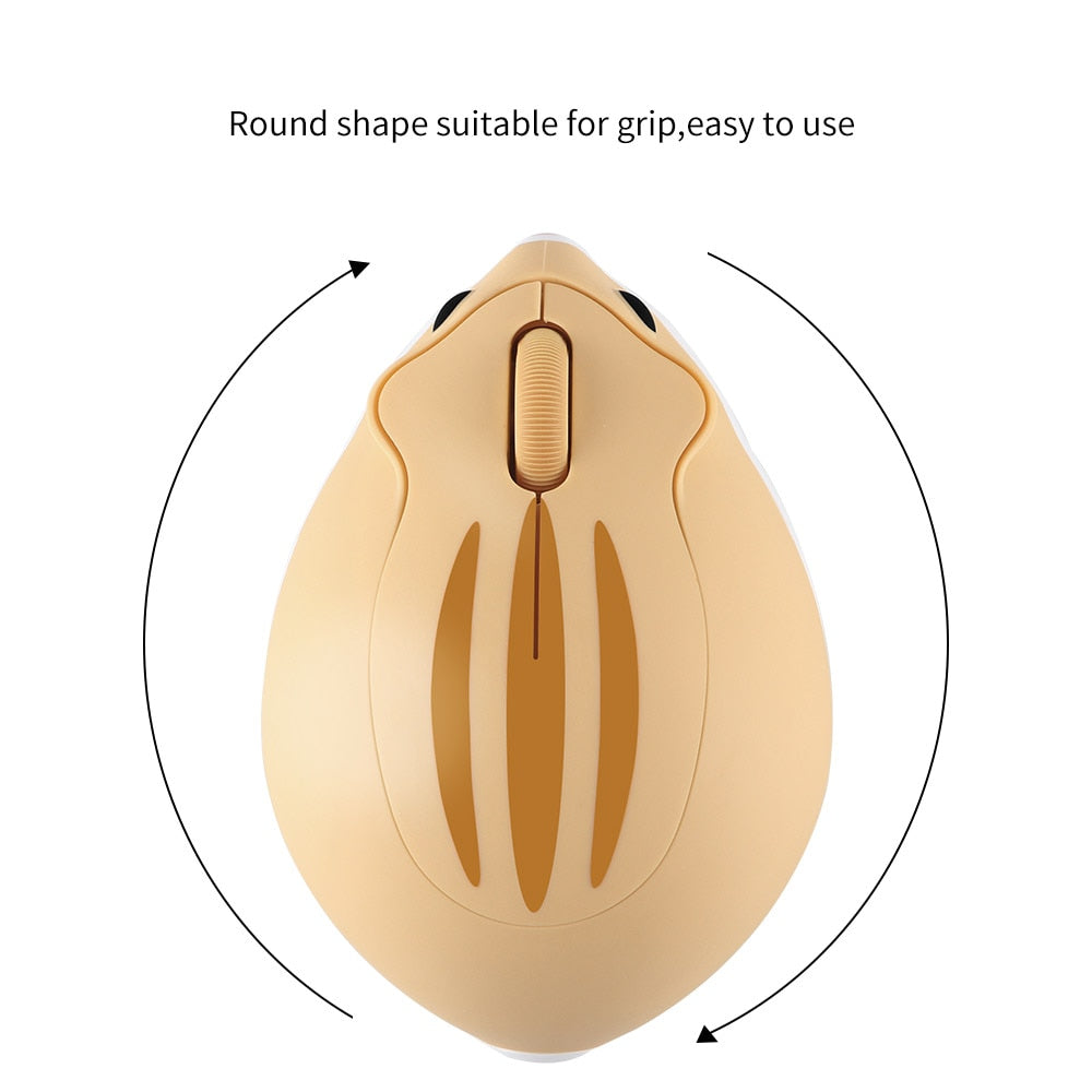 CHUYI 2.4G Wireless Optical Mouse - Cute Hamster Design