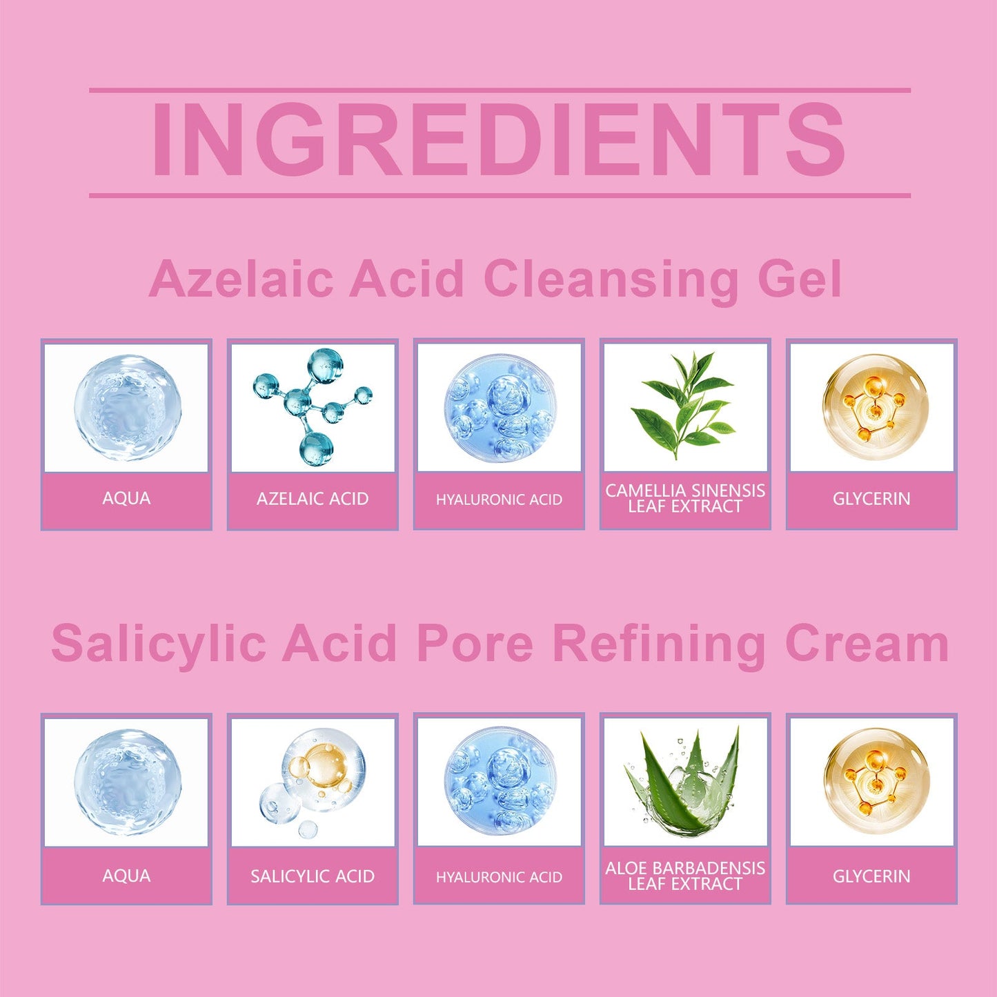 Pore Refinement Essence Set, Deeply Clean The Skin And Fine Pore Skin Cream - Korvel