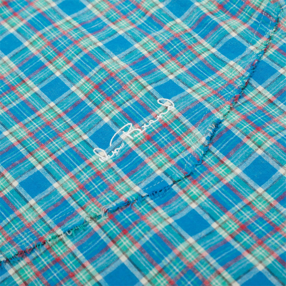 Camisa de Manga Larga a Cuadros para Hombre - Estilo Casual Japonés