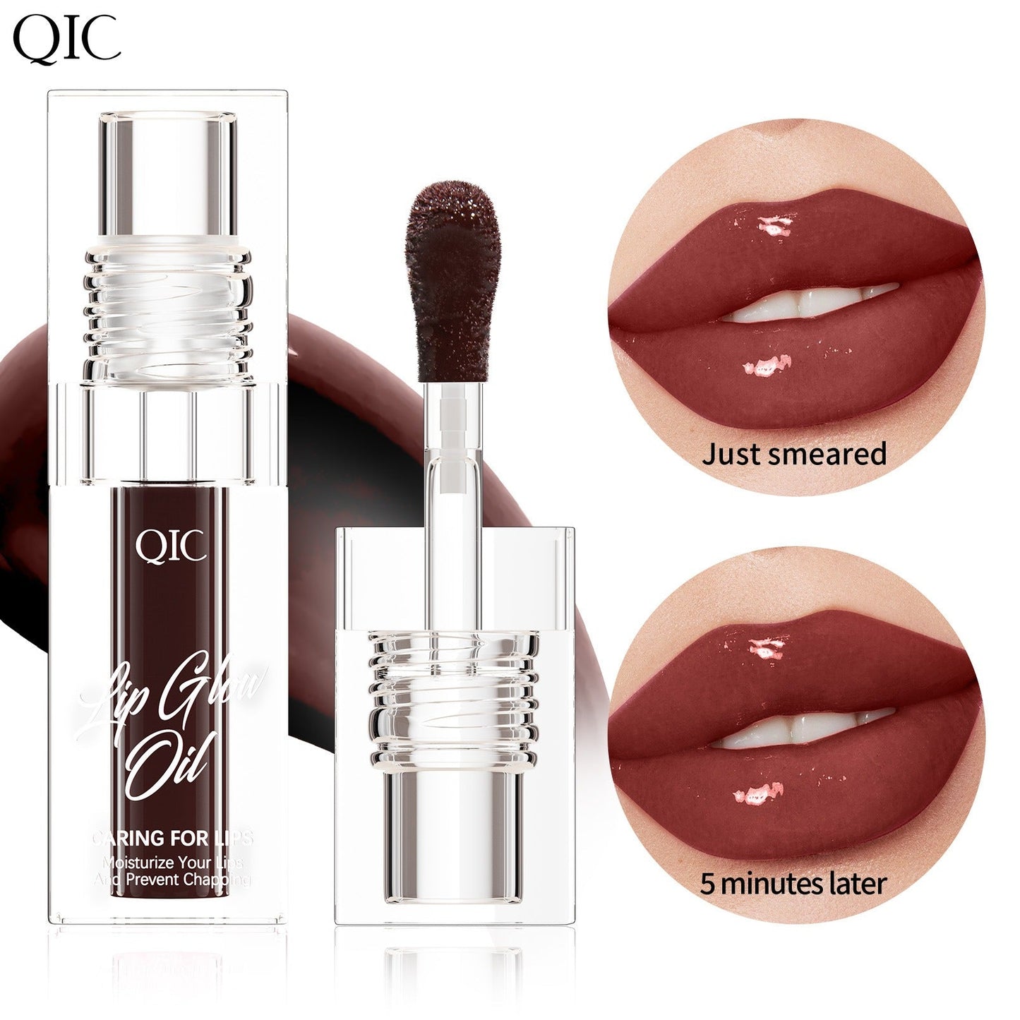 Huile à Lèvres Color-Changing QIC - Gloss Hydratant