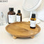 Plateau de Service en Acacia Élégant pour Décoration Intérieure