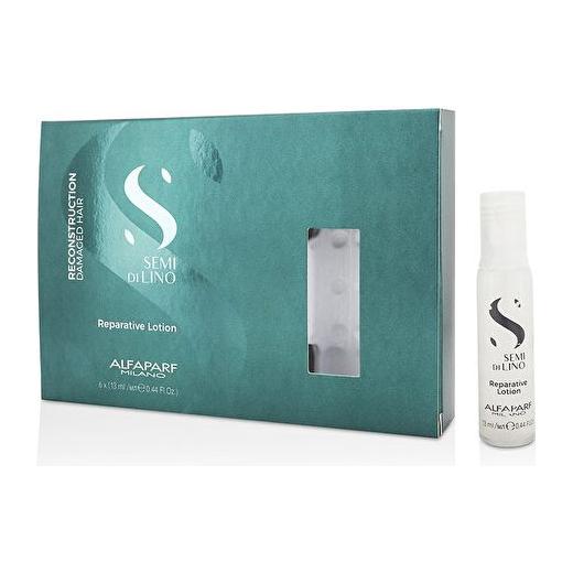 Lotion de Reconstruction Alfaparf Semi Di Lino pour Cheveux Abîmés - 0.44oz
