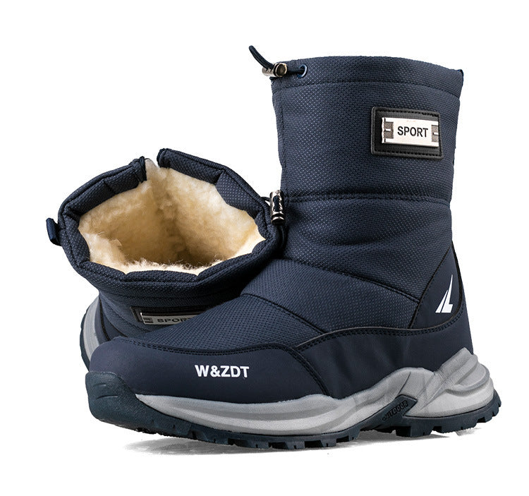 Bottes d'hiver imperméables antidérapantes pour hommes