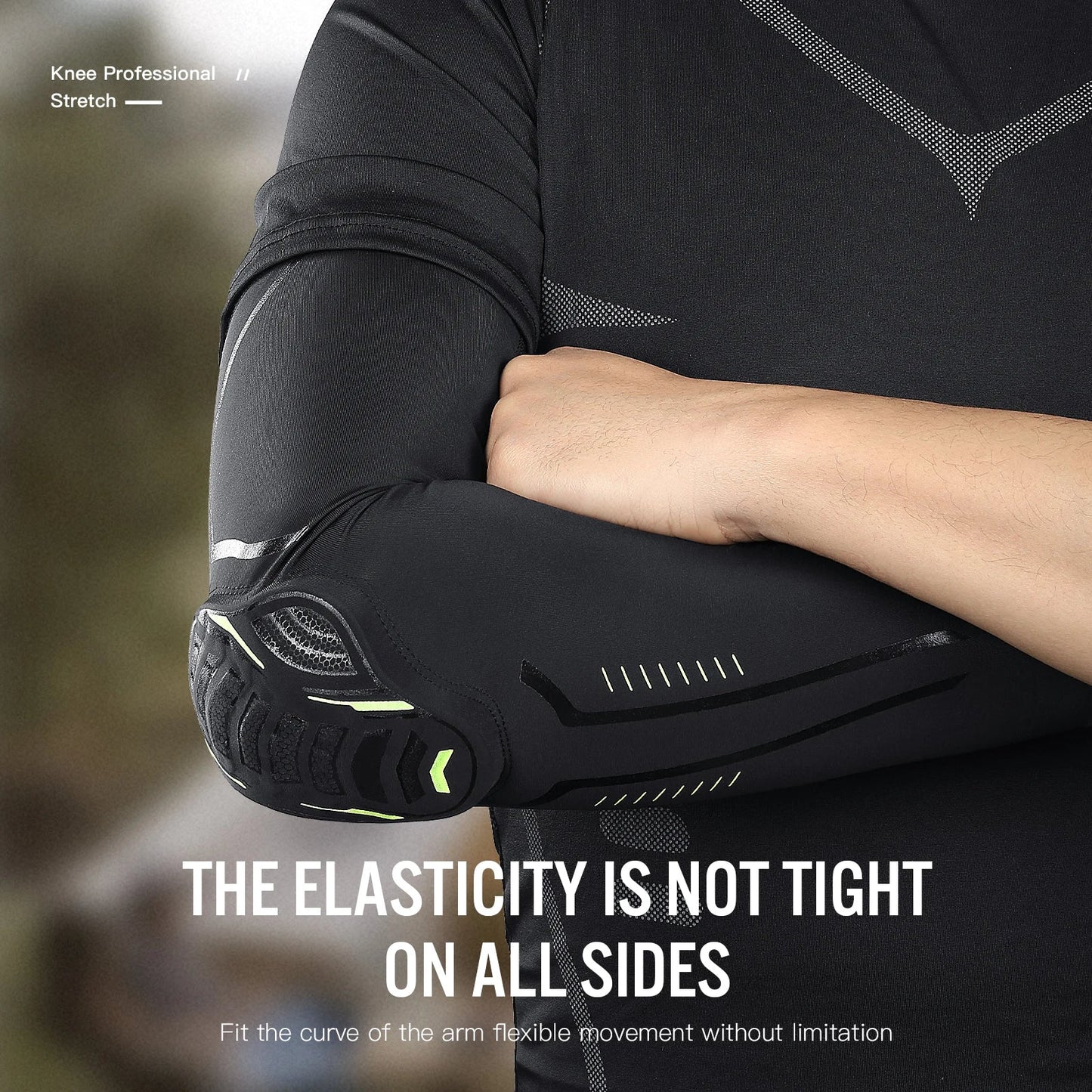 Honeycomb joint anti-collision basketball sports arm protection cycling outdoor running elbow protection - Korvel