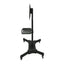 FANCO Universal Rotating TV Stand, suitable for 32-80 inch TVs, with adjustable tilt height and maximum VESA 600x400mm (black) - Korvel
