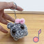 Chenille singing sad hamster keychain pendant Hamster emotional comfort doll - Korvel