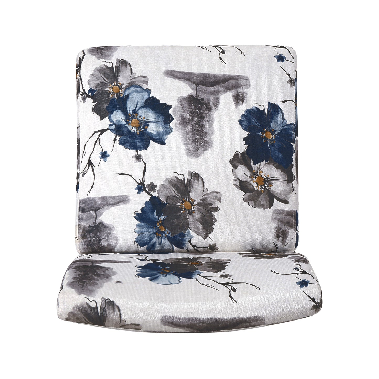 Elegant Accent Chair in Blue and Multi-Color