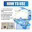Automatic Toilet Bowl Cleaner, Toilet Cleaning Odor Urine Stains Dirt Cleaning Toilet Spirit Cleaner - Korvel