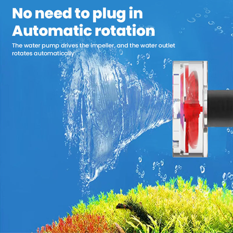 4-Blade Auto-Rotating Fan Kit for Fish Tanks - Clover Accessories