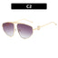Irregular Frameless Sunglasses - UV400 Protection