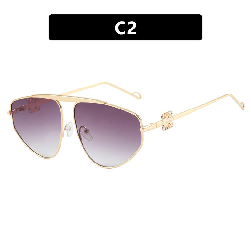 Irregular Frameless Sunglasses - UV400 Protection