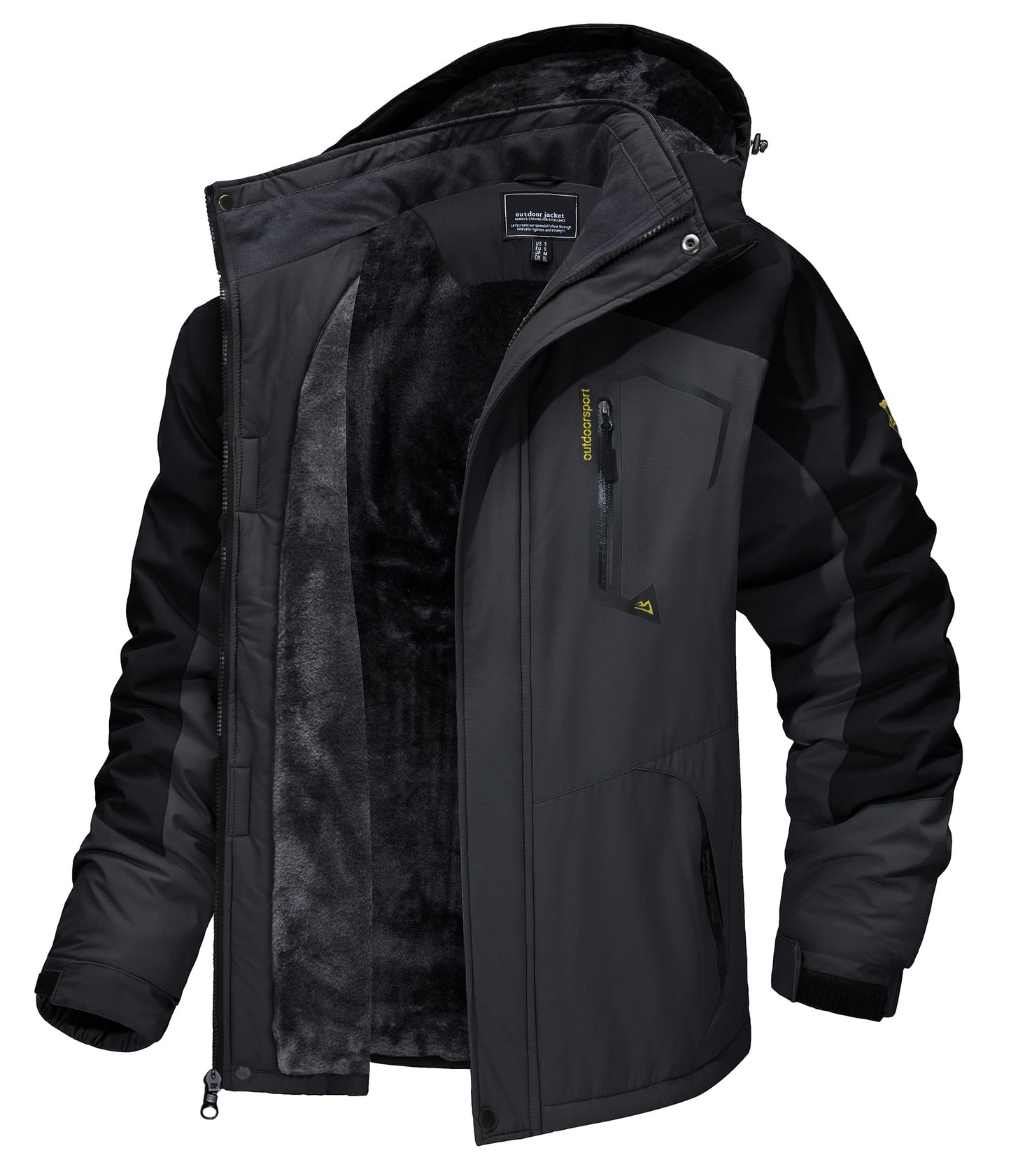 Premium Outdoor Waterproof Winter Jacket with Detachable Hat