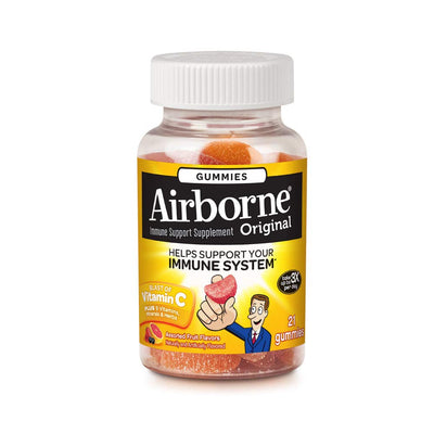 Gomitas de Soporte Inmunológico Airborne - Vitamina C y Zinc, 21 Contenido