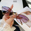 Lunettes de soleil tendance en forme de chat pour femmes - Style vintage de luxe