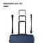 3 Piece Luggage Sets ABS Lightweight Suitcase with Two Hooks, Spinner Wheels, TSA Lock, (20/24/28) Navy - Korvel