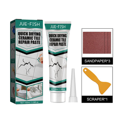 Tile Repair Paste Crack Repair Tile Quick Drying Adhesive Marble Bathtub Furniture Toilet - Korvel
