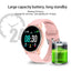 Women Smart Watch Real-time Weather Forecast Activity Tracker Heart Rate Monitor Sports Ladies Smart Watch Men For Android IOS - Korvel