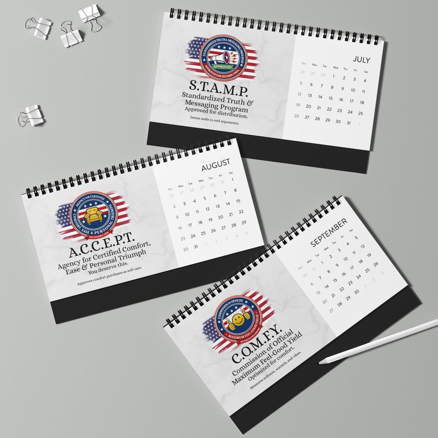 Calendario de Escritorio Oficialmente Correcto 2026