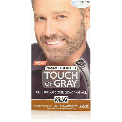 Just For Men Touch Of Gray Mustache & Beard Color - Light & Medium Brown