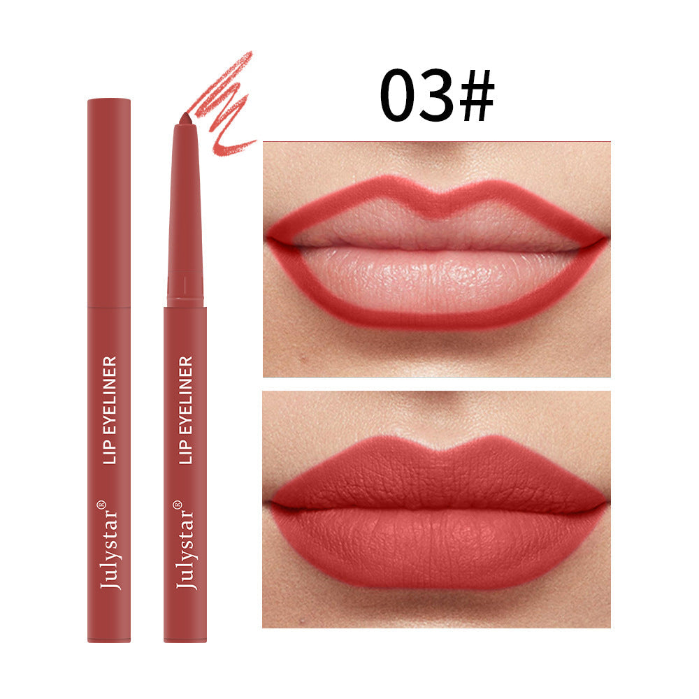 Waterproof Lipstick Lips Pink Matte Solid Lipliner - Korvel
