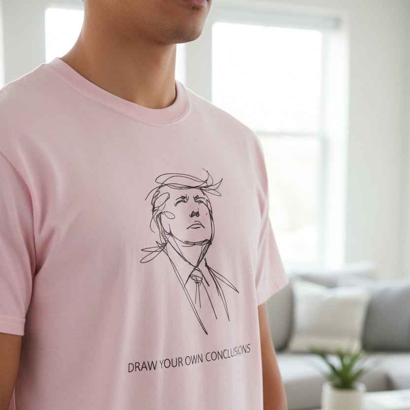 Saca tus propias conclusiones camiseta gráfica unisex