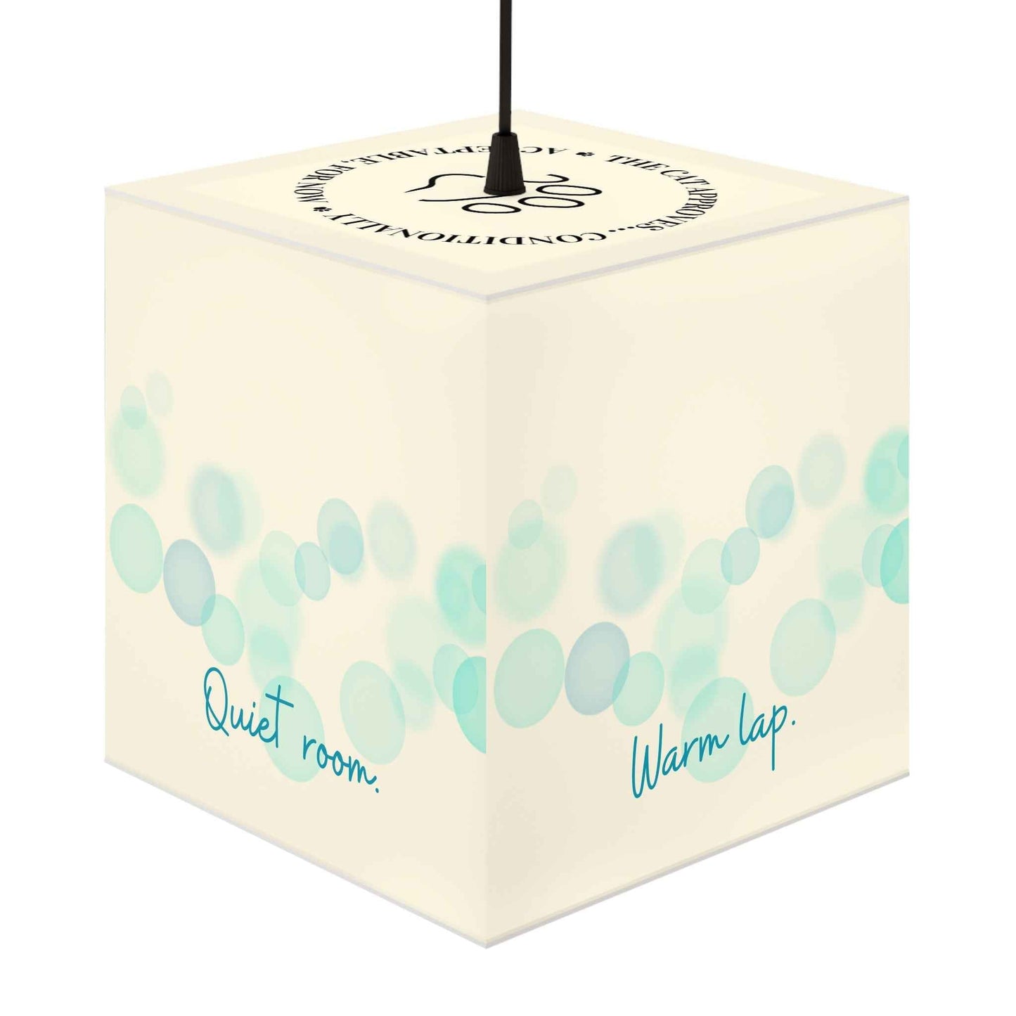 Soft Paws Perfect Day Cat Cube Lamp – Cozy Accent Light