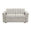 U_STYLE Convertible Soft Cushion Sofa Pull Bed ,for Two People to Sit On - Korvel