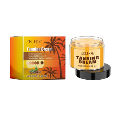 Tanning Cream, Quick Tan Natural Comfort Tan Non-Greasy Moisturizer - Korvel