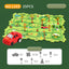 DIY assembly of children's puzzle track car with various scenarios city map construction electric puzzle track car - Korvel