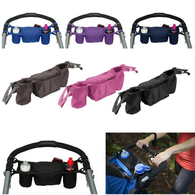 Baby Stroller Organizer Baby Prams Carriage Bottle Cup Holder Bag for Pram Buggy Baby Stroller Accessories Wheelchair Bag - Korvel