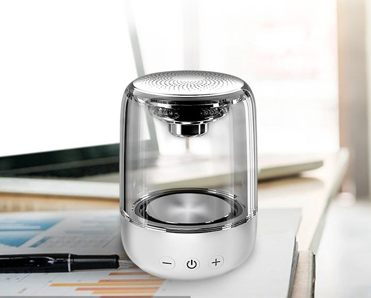 Portable Bluetooth Speaker with Powerful Bass and LED Light