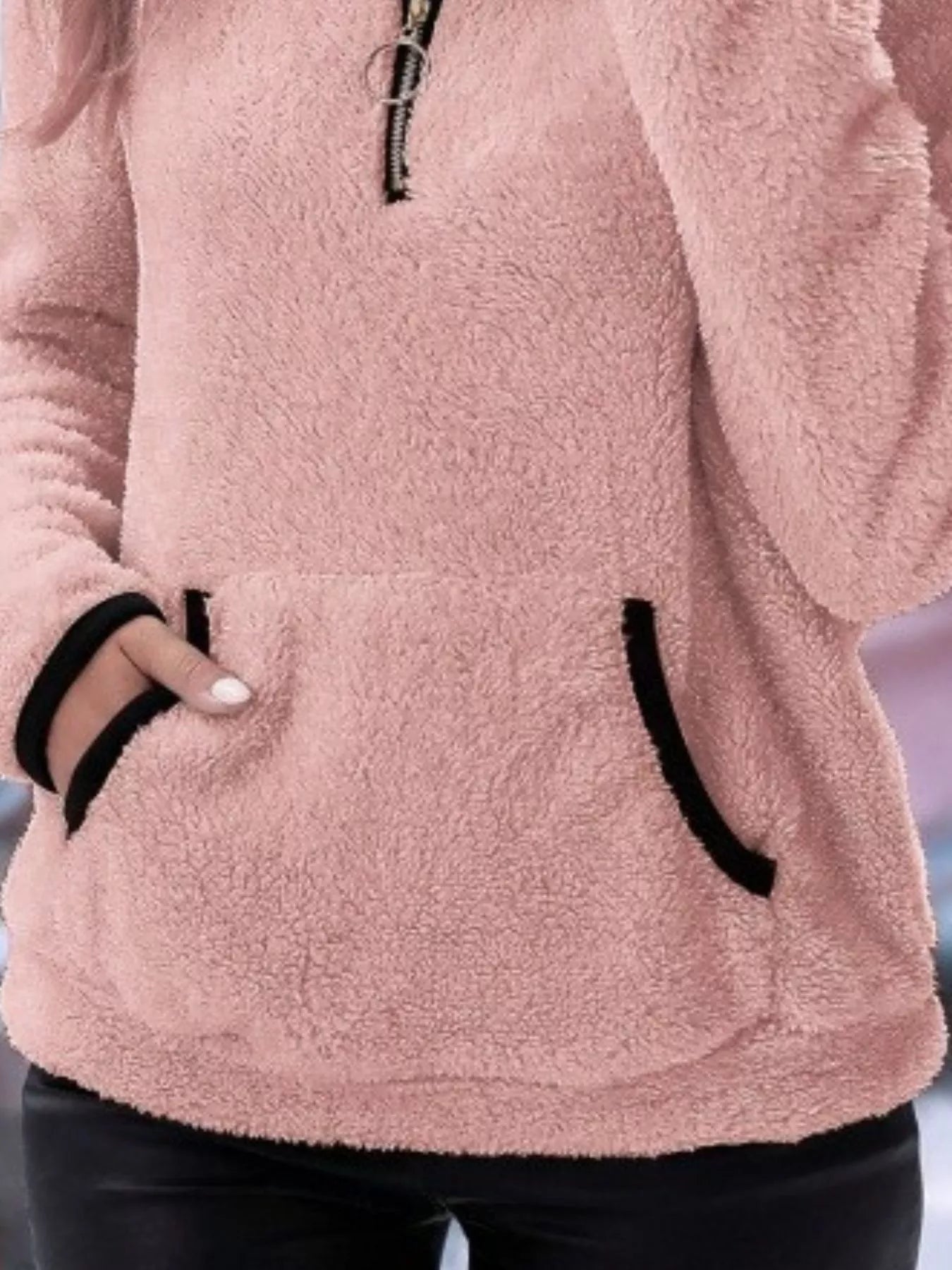 PlushZip Fleece: Cozy Full-Sleeve Plus Sweatshirt
