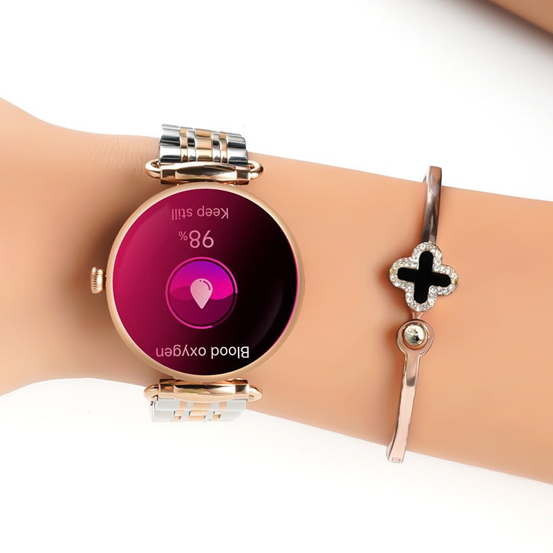 Women's smartwatch Bluetooth call heart rate blood oxygen sleep health monitoring sports watch - Korvel