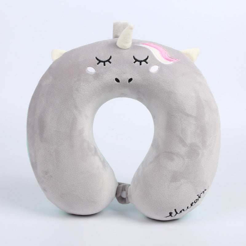 Coussin de voyage en mousse à mémoire de forme en forme de U