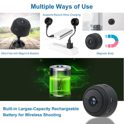 Mini 1080P IP Camera with Night Vision and Motion Detection