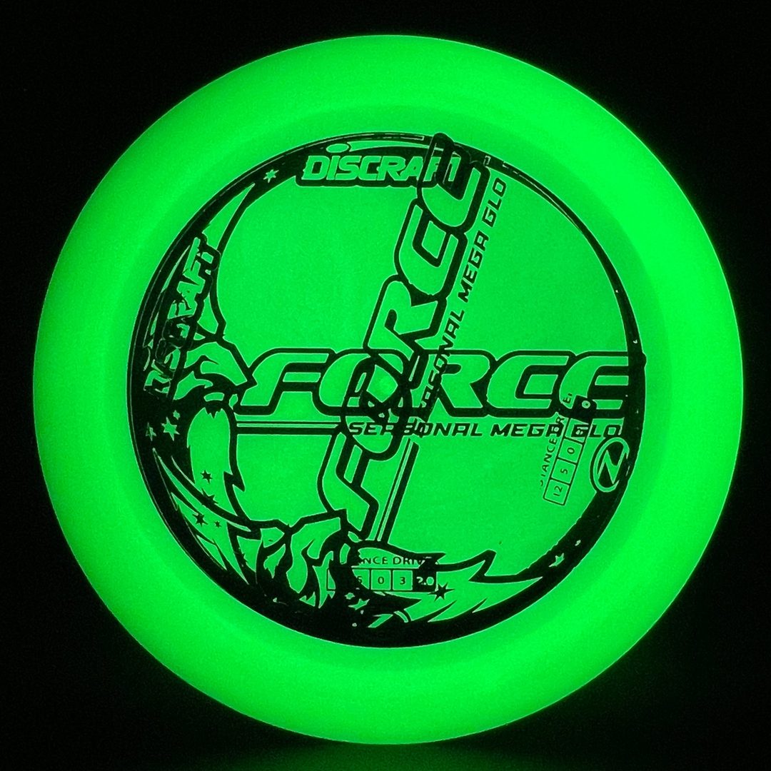 Mega Glo Force - Seasonal Glo Disc Golf Driver