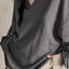 Contrast Dropped Shoulder Long Sleeve Sweatshirt - Korvel